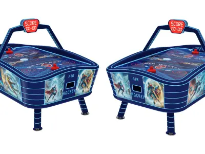 Arcade Game Room props package 12 pieces game machines  3D model