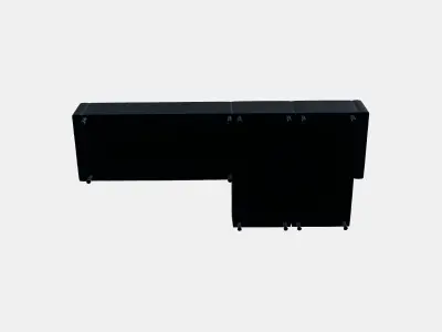 LANDSKRONA 5-seat sofa Low-poly 3D model