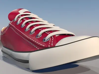 SHOE CONVERSE STYLE  3D model