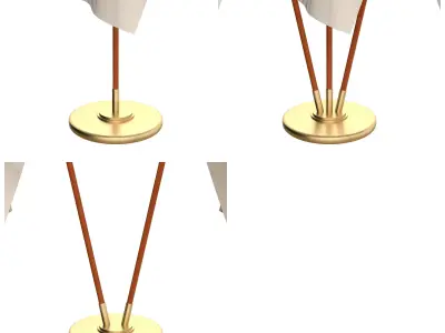 England Flag Pack 3D model