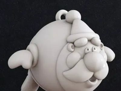 Santa Claus 3D print model 3