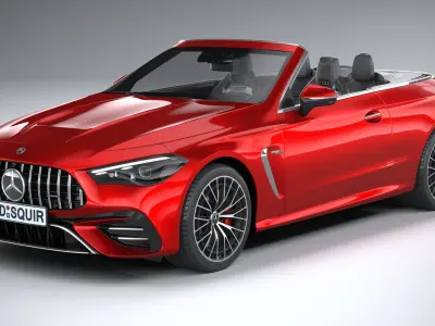 Mercedes-Benz CLE53 AMG Cabriolet 2025 3D model