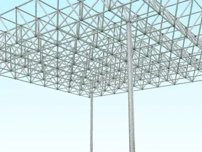 Space-frame 3D model