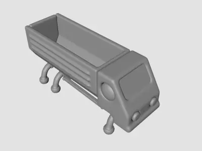 Sci-Fi Truck 3D model