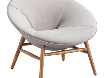 Muse Armchair by Davisfurniture 3D model