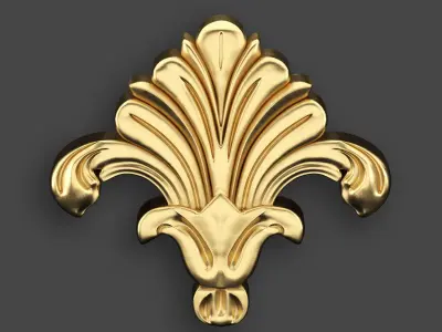 5 corners Ornamental Pack 2 3D model