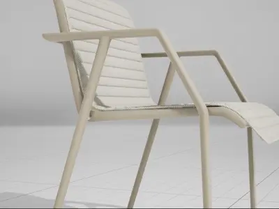 Dedon Toan Nguyen Wa Chair UE4 Low-poly 3D model