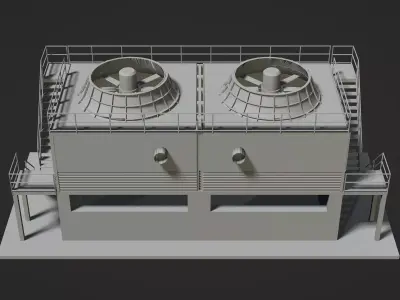 Industrial building 2023-0004 3D model