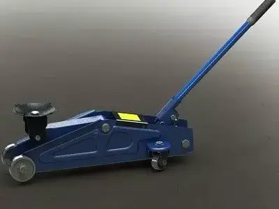 Hydraulic Floor Jack Trolley Jack SolidWorks  3D model