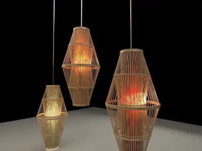 Chinese lantern 3D model