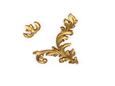 Classic decor ornament 329 3D model