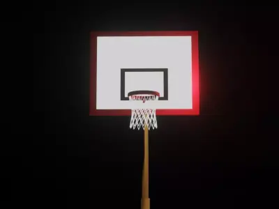 Basketball court Free 3D model