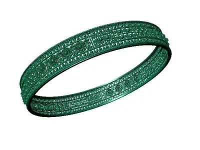 Indian Traditional Bracelets 3D print model