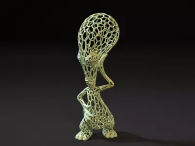 Roger Alien American Dad 3D print model