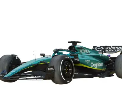 F1 Aston Martin AMR23 2023 3D model