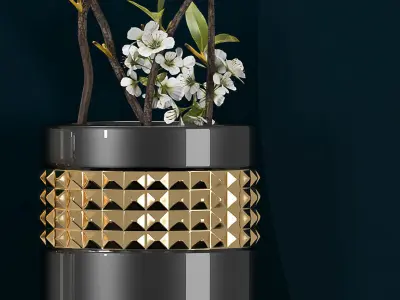 Decorative vase set 27 3D model