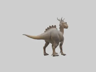 Maiasaura model Low-poly 3D model