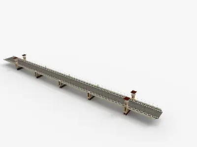 Bridge of stanley alexandria 3D model