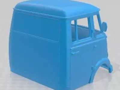 Mercedes Benz L 319 1963 Printable Cabin Truck 3D print model