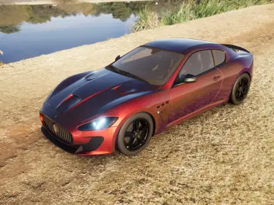 Maserati 2014 Grandturismo 3D model
