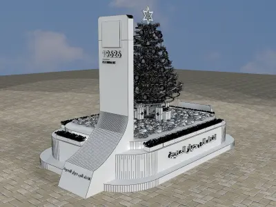 Street Square Design a269b  3D model