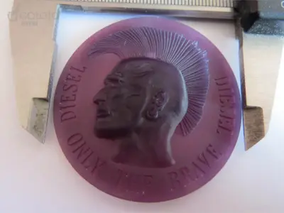 Diesel Warrior Belt Buckle replica 3D print model