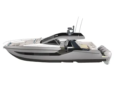 Motor Yacht Azimut Verve 47 3D model