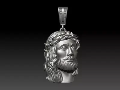 JESUS PENDANT 3D print model get