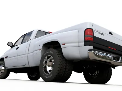 DODGE RAM 3500 DUALLY 2001 3D model