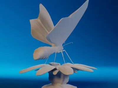 Butterfly 3D print model buy