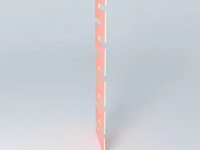 Mid mod screen Free 3D model