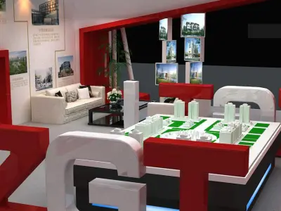 Exhibition - Area - 20X16-3DMAX2009-04 3D model