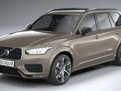 Volvo XC90 R-Design 2020 3D model