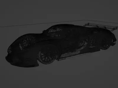 Porsche 918 ZombieVisuals Widebody 3D model
