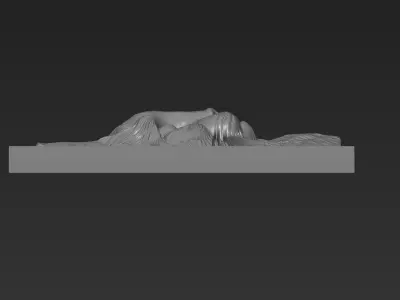 Cat Head A38 3D print model