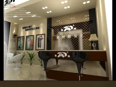 Showroom - Area -6X6-3DMAX2009-021 3D model
