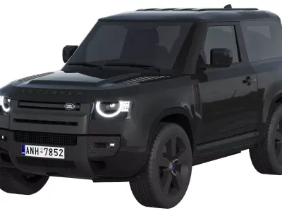 Land Rover Defender 90 V8 2022 3D model