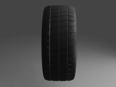 HighPoly Off-Road Tire 3D model