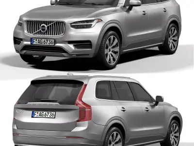 VOLVO XC90 2022 3D model