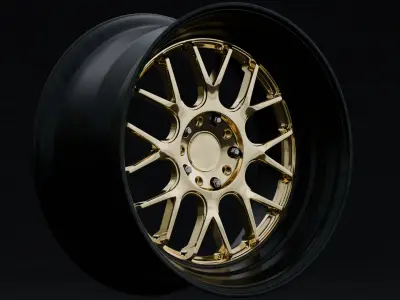 F1R F21 Aftermarket Wheel Low-poly 3D model