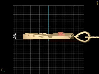 Lux pendant silver gold jewelry printable 3D model 3D print model purchase