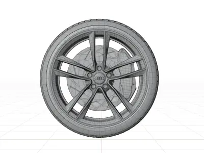 Audi RS6 Avant 2015 Wheel 3D model
