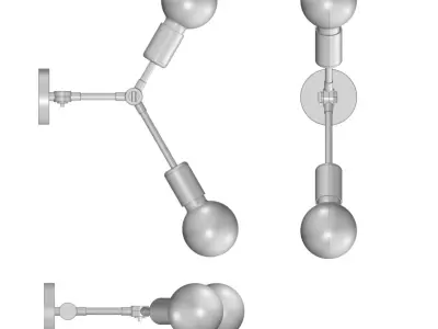 Wall Lamp Nowodvorski Twig 3D model