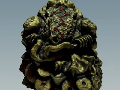 Money toad 3D model