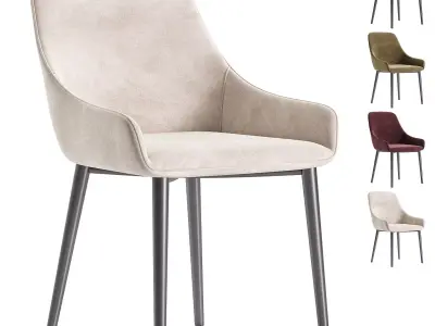 Acosta Dining Chair 3D model