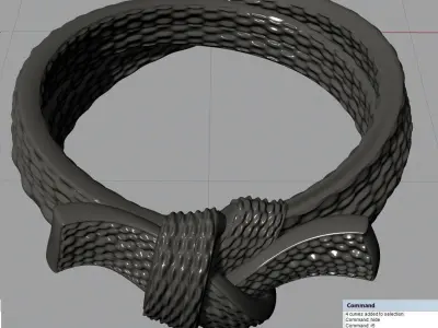 Karate Belt Ring  9s 3D print model