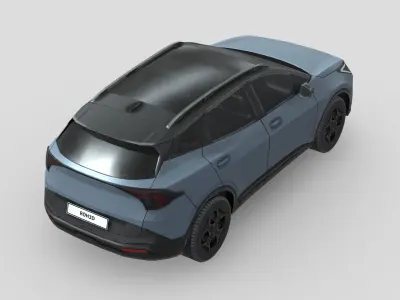 Kia Sportage 2025 Low-poly 3D model