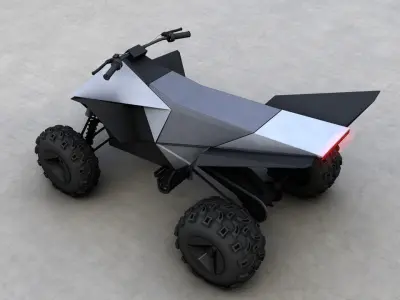 TESLA CYBERQUAD ATV 2019 3D model