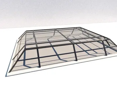 Mansion with interior 3D model