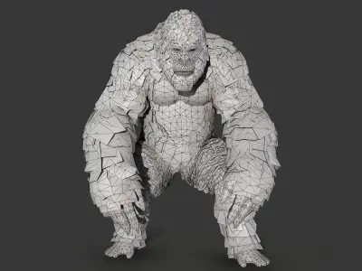 gorilla ape orangutan 3D model